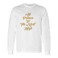 Gold Hebrew Roots Movement Yahweh Yeshua Torah Yhwh Long Sleeve T-Shirt