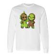 Grinch And Groot Long Sleeve T-Shirt