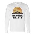 Hakuna Matata Africa Simba Mufasa Long Sleeve T-Shirt