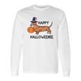 Halloweenie Halloween Dachshund Long Sleeve T-Shirt