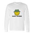 Happy Camper Camping Smiley Face Long Sleeve T-Shirt