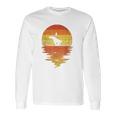 Honey Badger 70S Retro Sunset Vintage Honey Badger Long Sleeve T-Shirt