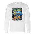 Hot Rod Route 66 Sign Long Sleeve T-Shirt