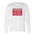 Hunter S Thompson Quote White Long Sleeve T-Shirt