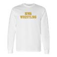 Iowa Hawkeyes Block Iowa Wrestling Long Sleeve T-Shirt