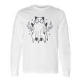 Kawaii Pastel Goth Art Creepy Cute Ghost Demon Halloween Long Sleeve T-Shirt