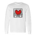 Keith Haring Heart Long Sleeve T-Shirt