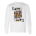 - King Of Clubs Blackjack Cards Poker 21 Long Sleeve T-Shirt