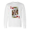 King Of Hearts Blackjack Cards Poker Long Sleeve T-Shirt