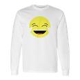 Laughing Tears Emojis Cute Happy Laugh Face Gift Long Sleeve T-Shirt