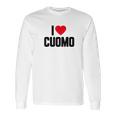 I Love Cuomo Andrew Cuomo Long Sleeve T-Shirt