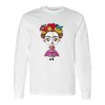 I Love Mexico Viva Mexico Mexican Frida Long Sleeve T-Shirt