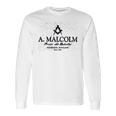 A Malcolm Printer And Bookseller Long Sleeve T-Shirt