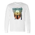 The Mandalorian Gradient Beskar Helmet Long Sleeve T-Shirt