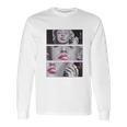 Marilyn With Blunt Mens Long Sleeve T-Shirt