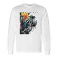 Marvel Ghost Rider Motorcycle Poster Long Sleeve T-Shirt