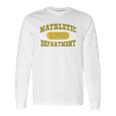 Mathletic Department 3 14159 Funny Pi Symbol Pie Day Long Sleeve T-Shirt