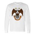 Mens 32Nd Degree Mason Masonic Scottish Rite Down Long Sleeve T-Shirt