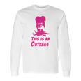 Mighty Boosh-Tony Harrison-This Is An Outrage Shirt Long Sleeve T-Shirt