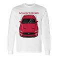 Mustang Gt 2018 To 2019 Ruby Red Long Sleeve T-Shirt