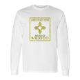 New Mexico Zia Symbol Distressed Hecho En New Mexico Long Sleeve T-Shirt