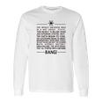 Theory Theme Song Bazinga Sheldon Cooper Leonard Scienc Long Sleeve T-Shirt