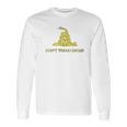 Patriotic Dont Tread On Me Long Sleeve T-Shirt