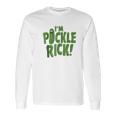 I Am Pickle Rick Pickle Text Long Sleeve T-Shirt