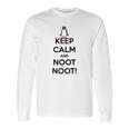 Pingu Keep Calm And Noot Noot Long Sleeve T-Shirt