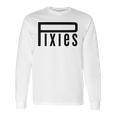 Pixies Band Logo Music Band Logo Black Long Sleeve T-Shirt