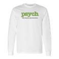 Psych Title Heather Ringer Long Sleeve T-Shirt