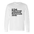 Qtip Phife Dawg Ali Shaheed Muhammad Jarobi Long Sleeve T-Shirt