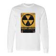 Radiation Radioactive Fallout Shelter Long Sleeve T-Shirt