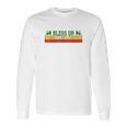 Rastafari Reggae Music Bless Up Dub Dancehall Rasta Gift Long Sleeve T-Shirt