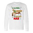 Im The Real Ginger Bread Man Muscle Gym Workout Long Sleeve T-Shirt