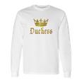 Regal Crown Royalty Gift Long Sleeve T-Shirt