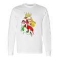 Reggae Rasta Lion Rastafarian Long Sleeve T-Shirt