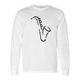 Saxophone T-Shirts - Mens T-Shirt Long Sleeve T-Shirt