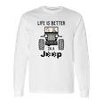 Shiba Inu Life Is Better In A Jeep Long Sleeve T-Shirt