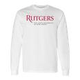 Simple Logo Rutgers University 2020 Long Sleeve T-Shirt