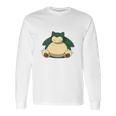 Sleeping In Snorlax Long Sleeve T-Shirt