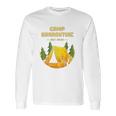 Social Distancing Funny Camping Long Sleeve T-Shirt