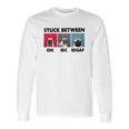 Stuck Between Idk Idc Pug Dog Long Sleeve T-Shirt