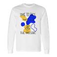 Time To Face The Mosaic Funny Creative Art Gift Long Sleeve T-Shirt