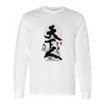 Toyotomi Hideyoshi Ruler Of World Calligraphy Kanji Art Long Sleeve T-Shirt