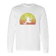 Tree Frog Design Save The Rainforest Retro Sun Vintage Gift Long Sleeve T-Shirt