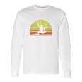 Tree Frog Design Save The Rainforest Retro Sun Vintage Long Sleeve T-Shirt