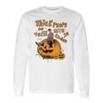 Trick Or Treat People With Kindness Halloween Long Sleeve T-Shirt