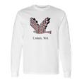 Union Wa Red Tail Hawk Native American Indian Long Sleeve T-Shirt