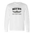 Usmc Marine Corps Recon Long Sleeve T-Shirt